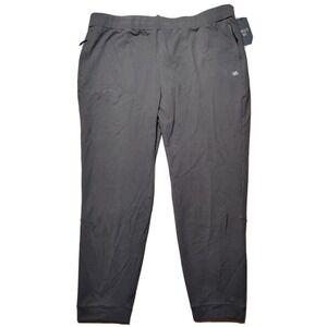 VRST Men Size 2XL Graphic Charcoal French Terry Slim Fit Zip Jogger Pants‎ NEW